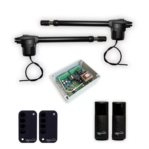 MyGates MG400 szárnyaskapunyitó motor szett LRS2150 vezérlőegységgel